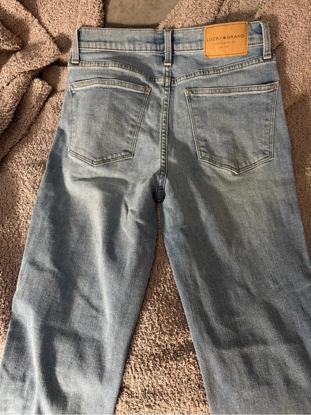 Lucky Brand Ava Mid Rise Boot jeans